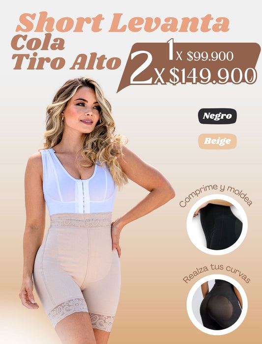Short Tiro Alto + Envío Gratis